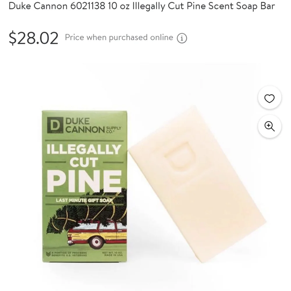 Duke Cannon Supply Co. Pine Bar Soap - A Great Gift!